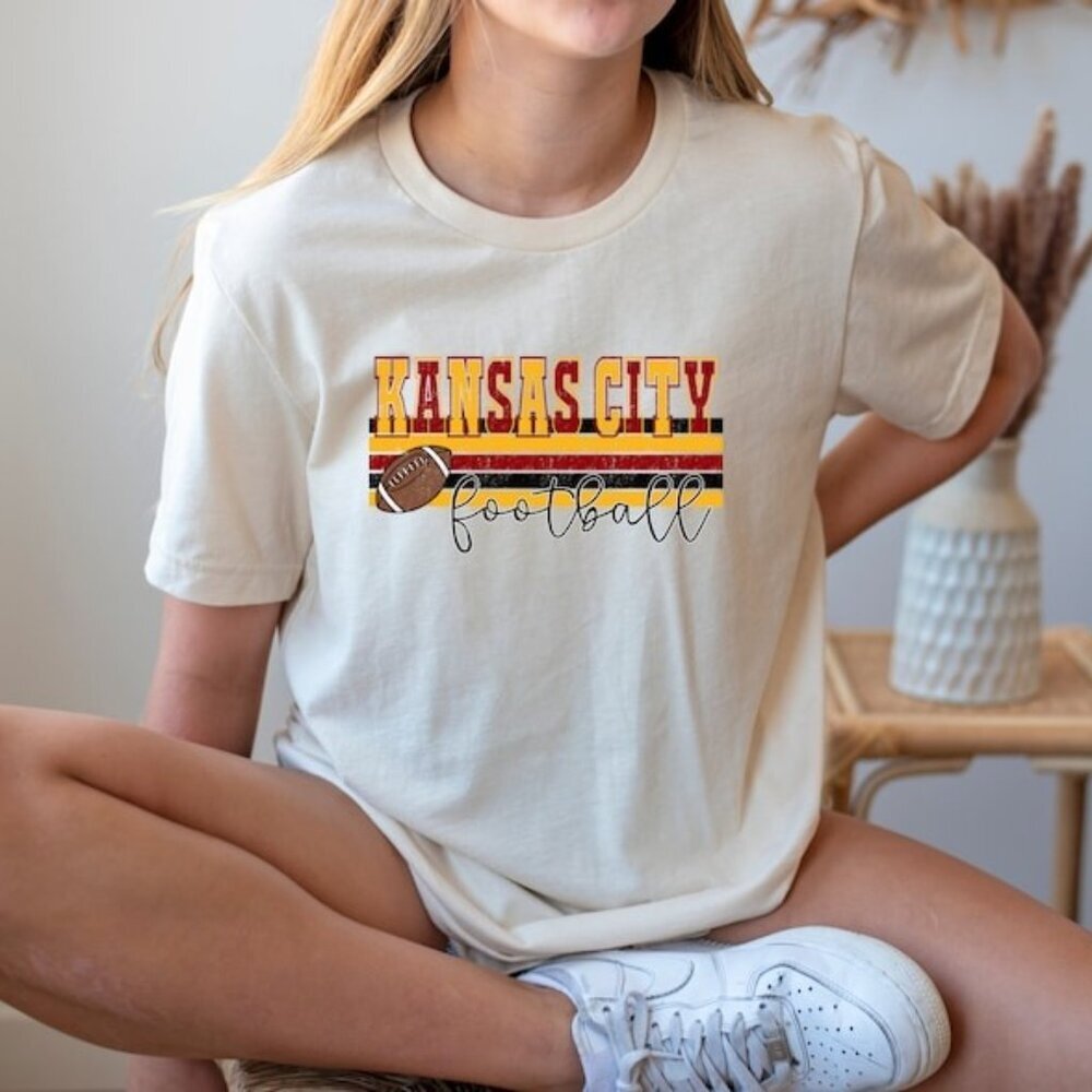 Kansas City Football Team Retro Chiefs Pride Graphic Gift Fan Apparel T-Shirt 91